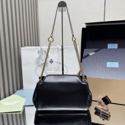 Replica di lusso Borsa a tracolla Prada Tumulte piccola 1BD395 nera Imitazioni Cloni Borsa a tracolla Prada Tumulte piccola 1BD395 nera firmate