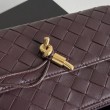 Borsa a tracolla Andiamo di Bottega Veneta su catena Borgogna