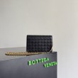 Borsa a tracolla Andiamo di Bottega Veneta su catena Nero