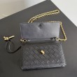 Borsa a tracolla Andiamo di Bottega Veneta su catena Nero