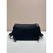 Borsa a tracolla da uomo Prada nylon/saffiano 2VH192 Nero