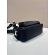 Borsa a tracolla da uomo Prada nylon/saffiano 2VH192 Nero