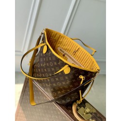 Borse Imitazioni a tracolla LV Monogram Inside Out Neverfull MM M12708 Giallo