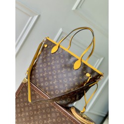 Borse Imitazioni a tracolla LV Monogram Inside Out Neverfull MM M12708 Giallo