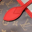 Borsa a tracolla LV Monogram Inside Out Neverfull MM M12708 Rossa