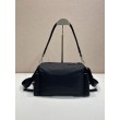 Replica Perfetta a tracolla Prada da uomo nylon/saffiano nera