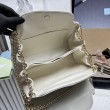 Borse Replica a tracolla Prada Tumulte piccola 1BD395 Bianco