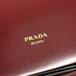 Imitazioni borse griffate a tracolla Prada Tumulte piccola 1BD395 Rosso
