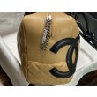 Borsa da bowling Chanel Cambon Ligne Marrone