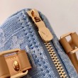 Borse Replica Alta Qualità LV Nano Speedy Denim M11212 blu