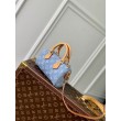 Borse Replica Alta Qualità LV Nano Speedy Denim M11212 blu