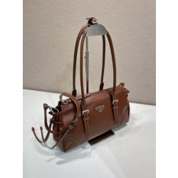 Borsa Prada Bonne con manico superiore 1BG628 Borgogna