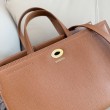 Borse Replica tote Burberry Cotswolds Borgogna