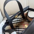 Borsa tote Burberry Cotswolds nera