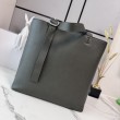 Borsa tote LOEWE con logo Loop verde