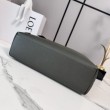 Borsa tote LOEWE con logo Loop verde