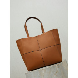 Borsa tote YSL Saint Laurent Carré Marrone