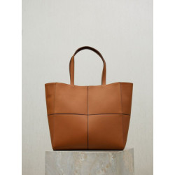 Borsa tote YSL Saint Laurent Carré Marrone