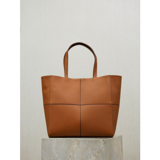 Borsa tote YSL Saint Laurent Carré Marrone