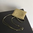 Bottega Veneta Dustbag Intrecciato Scamosciato verde oliva