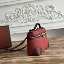 Replica di lusso Marsupio Loro Piana Extra Pocket L19 con maniglia superiore Borgogna Imitazioni Cloni Marsupio Loro Piana Extra Pocket L19 con maniglia superiore Borgogna firmate