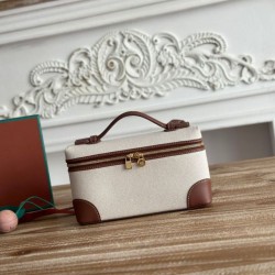Cloni Marsupio Loro Piana Extra Pocket L19 con maniglia superiore Marrone firmate
