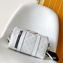 Cloni Borsa da uomo Louis Vuitton City Keepall M27184 M26750 bianca firmate