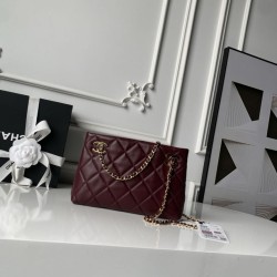 Cloni Borse Replica Alta Qualità shopping piccola Chanel 26S AS6248 Borgogna firmate