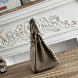 Replica di lusso Borsa Hermès Birkin 25cm/30cm bicolore pelle Togo Bianco/Marrone Imitazioni Cloni Borsa Hermès Birkin 25cm/30cm bicolore pelle Togo Bianco/Marrone firmate