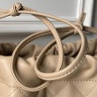 Borsa Replica 1:1 a secchiello trapuntata Chanel 25 con coulisse AP5317 Albicocca