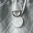 Borse Firmate Replica a secchiello trapuntata Chanel 25 con coulisse AP5317 Blu