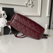 Borsa a secchiello trapuntata Chanel 25 con coulisse AP5317 Borgogna