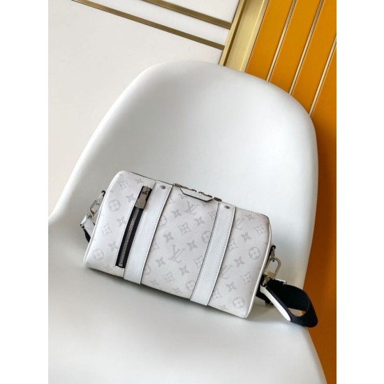 Borsa da uomo LV City Keepall M27184 M26750 bianca