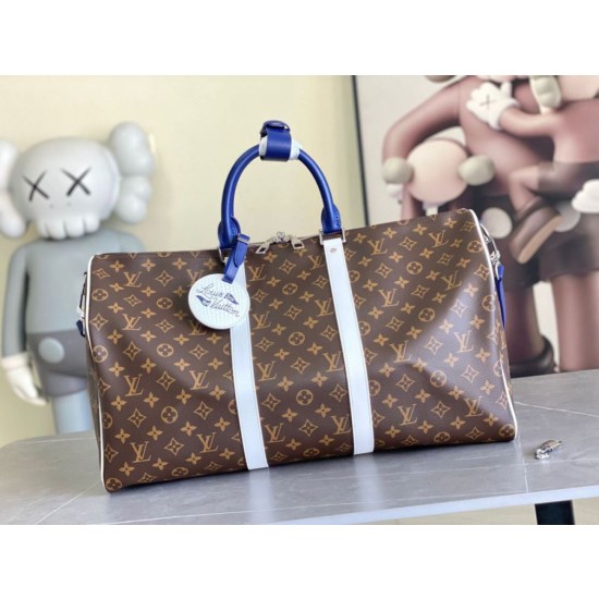 Bora Pari all'originale replica da viaggio LV Keepall Bandoulière 50 M28161