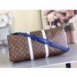 Bora Pari all'originale replica da viaggio LV Keepall Bandoulière 50 M28161