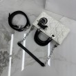 Borsa Replica 1:1 Dior Lady D-Joy Micro Bag Latte Cannage in pelle di agnello bianca