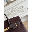 Borse Imitazioni Hermès Birkin 25cm/30cm bicolore pelle Togo Borgogna