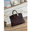 Borse Imitazioni Hermès Birkin 25cm/30cm bicolore pelle Togo Borgogna