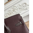 Borse Imitazioni Hermès Birkin 25cm/30cm bicolore pelle Togo Borgogna