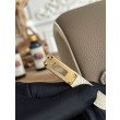 Imitazioni borse griffate Hermès Birkin 25cm/30cm bicolore pelle Togo Etoupe/Bianco