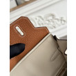 Borsa Hermès Birkin 25cm/30cm bicolore pelle Togo Marrone/Bianco Borsa Hermès Birkin 25cm/30cm bicolore pelle Togo Marrone/Bianco
