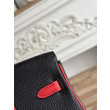 Borse Firmate Replica Hermès Birkin 25cm/30cm bicolore pelle Togo Nero/Rosso
