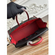 Borse Firmate Replica Hermès Birkin 25cm/30cm bicolore pelle Togo Nero/Rosso