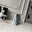 Borsa shopping piccola Chanel 26S AS6248 blu