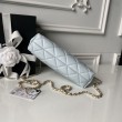 Borsa shopping piccola Chanel 26S AS6248 blu