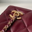 Borse Replica Alta Qualità shopping piccola Chanel 26S AS6248 Borgogna