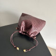 Borse con coulisse Bottega Veneta Intrecciato Borgogna Borse con coulisse Bottega Veneta Intrecciato Borgogna