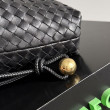 Borse con coulisse Bottega Veneta Intrecciato Nera