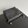 Borse con coulisse Bottega Veneta Intrecciato Nera
