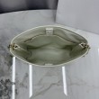 Borse Dior Trianon con catena piatta macrocannage bianca